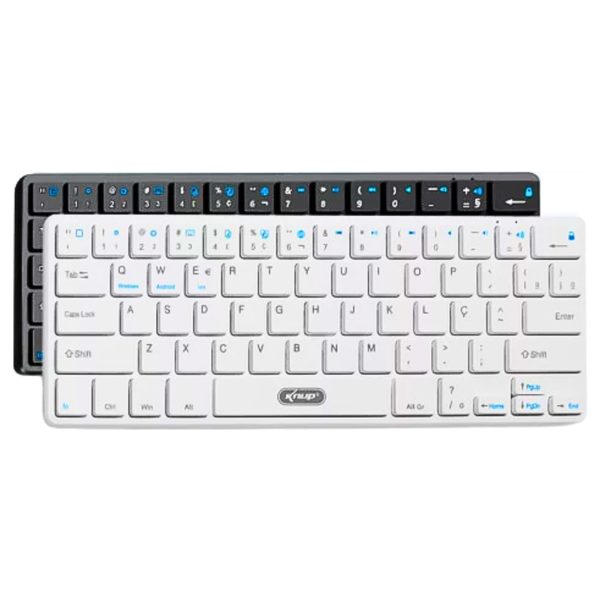 mini teclado sem fio bluetooth ergonomico formato kp te109 5728