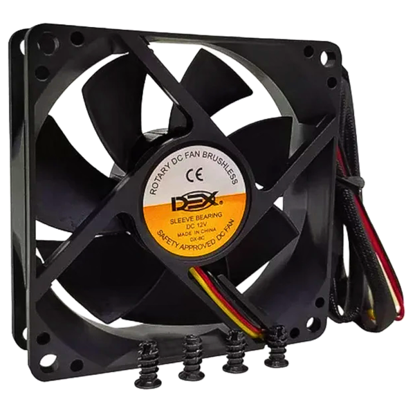 Cooler Processador 80X80X25MM 12V com terminal DX-8C